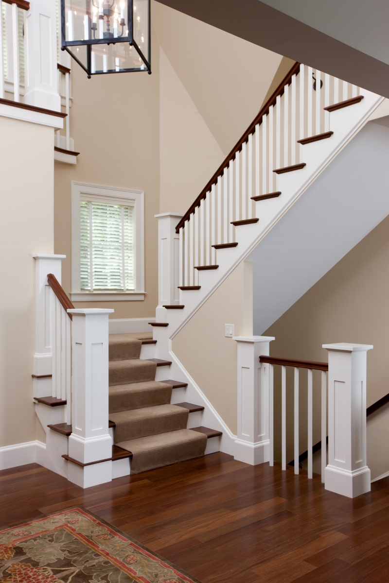 Custom Staircase and Entryway
