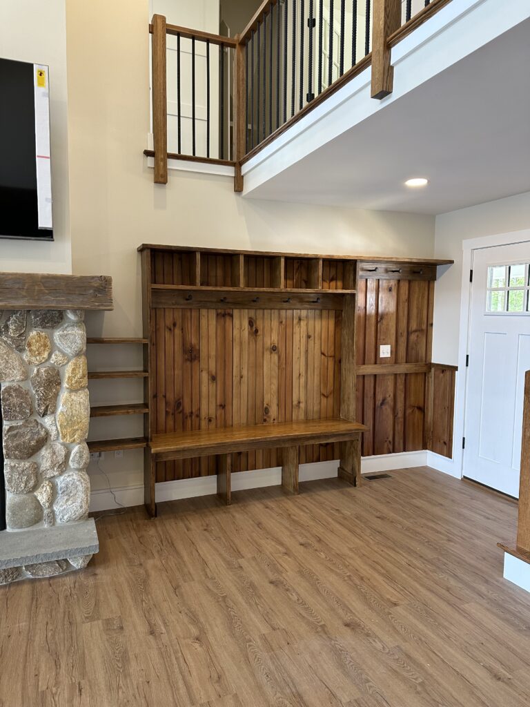 Custom Staircase and Entryway